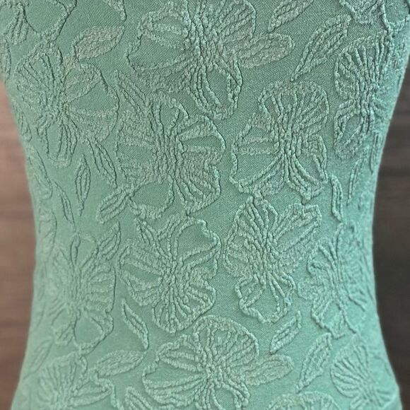 Anthropologie The Hannah Seamless Textured Tank in Blue Green Floral. S/M. NWT! - Picture 7 of 16
